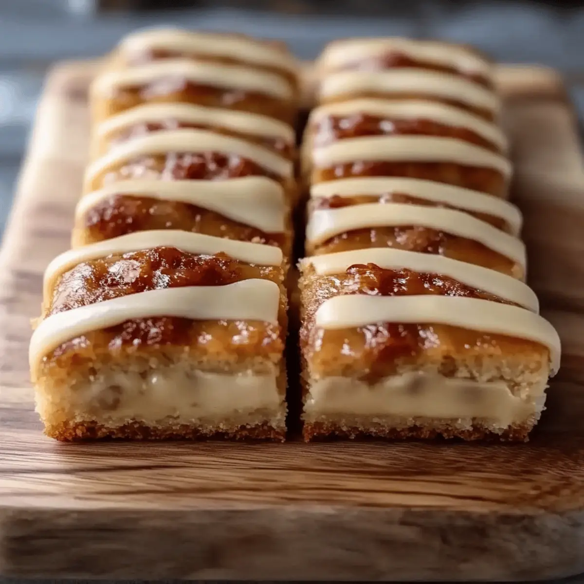 Cinnamon Roll Blondies