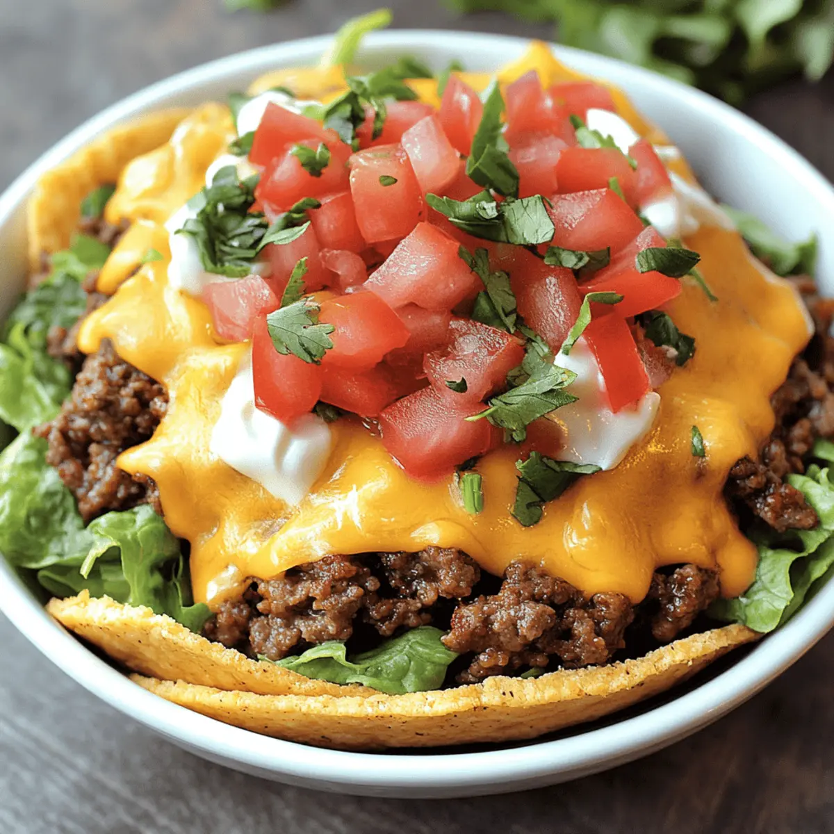 Slow Cooker Smothered Fritos Taco Bowls