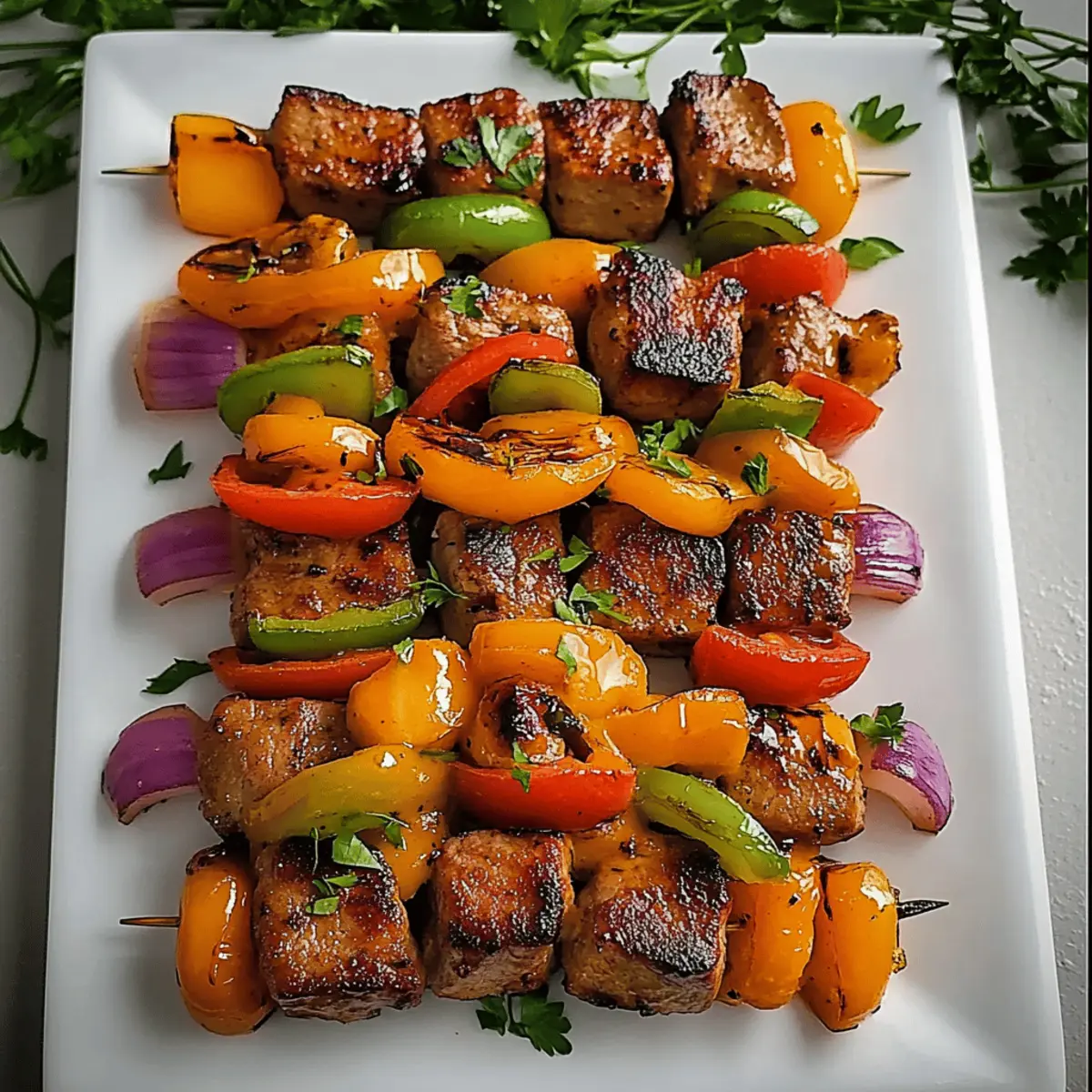 Fajita Steak Kabobs