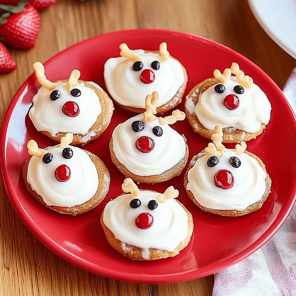 Rudolph the Red-Nosed Reindeer Cookies