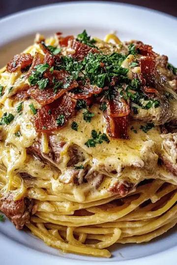 CrockPot Chicken Spaghetti
