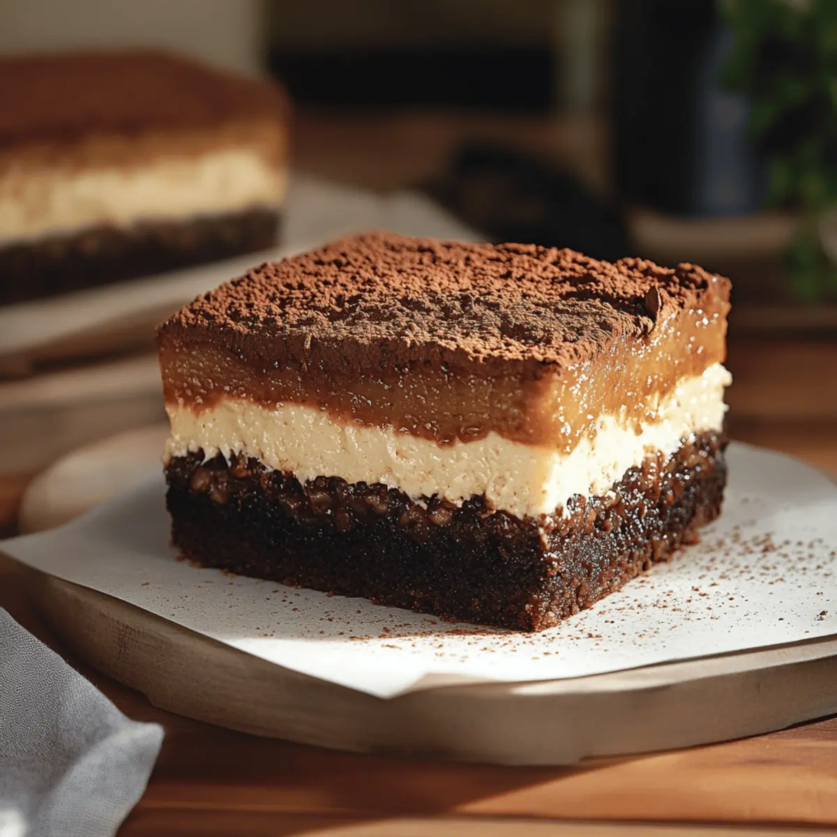 Tiramisu Brownies