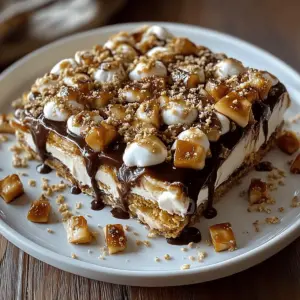 No-Bake S’mores Lasagna