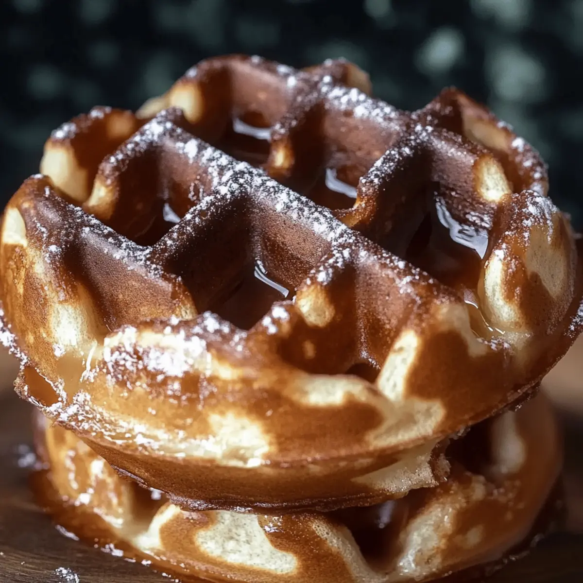 Apple Fritter Waffle Donuts