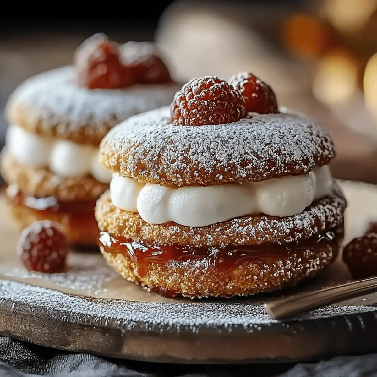 Apple Cider Whoopie Pie Cookies with Caramel
