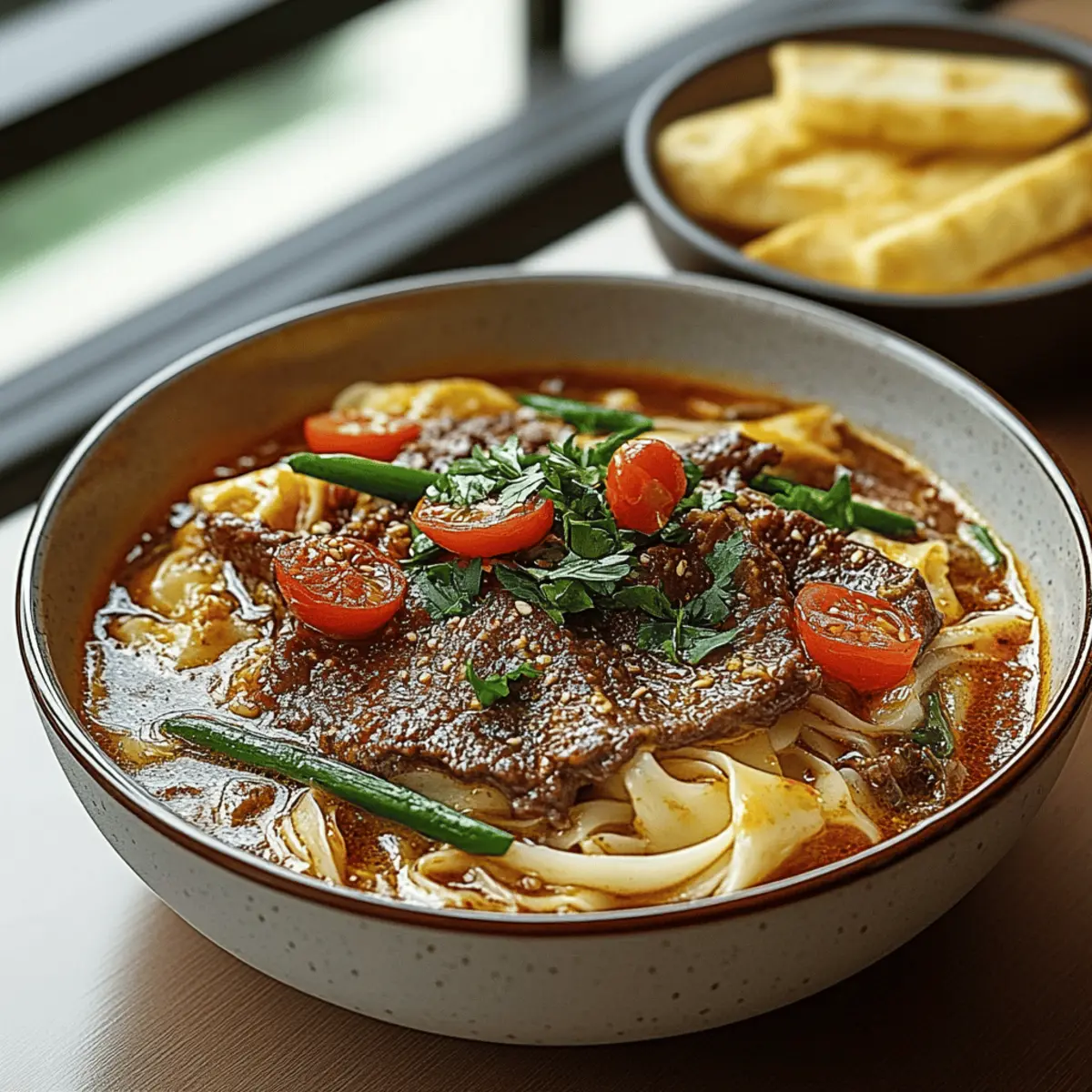 Satay Beef Noodle Soup