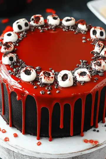 Spooky Halloween Marble Cake