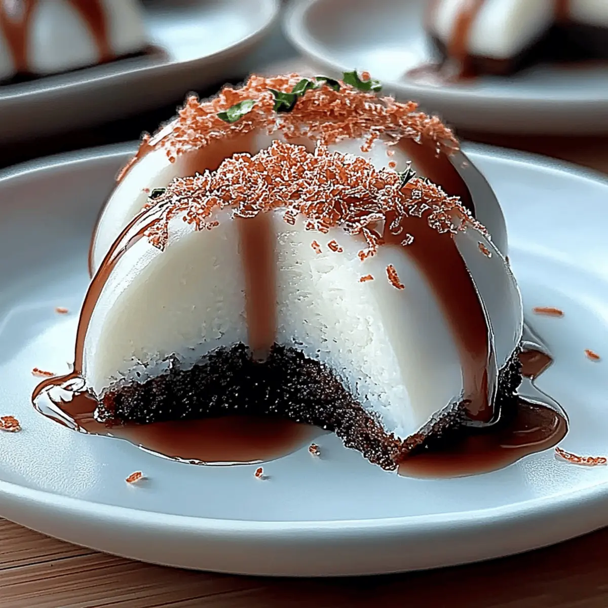 Coconut Chocolate Dome