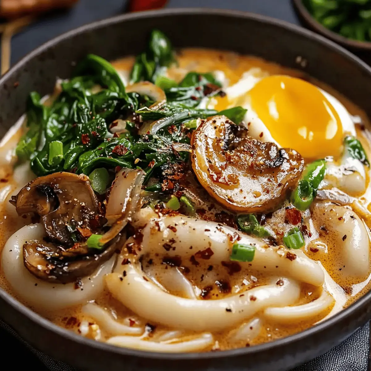 Creamy Miso Udon Soup