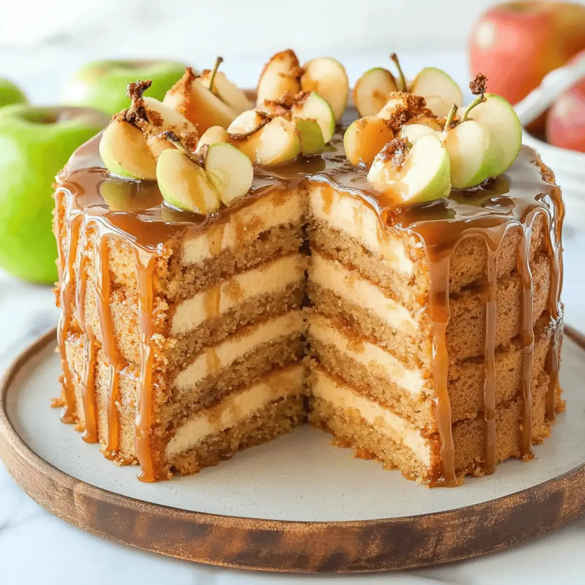 Caramel Apple Spice Cake
