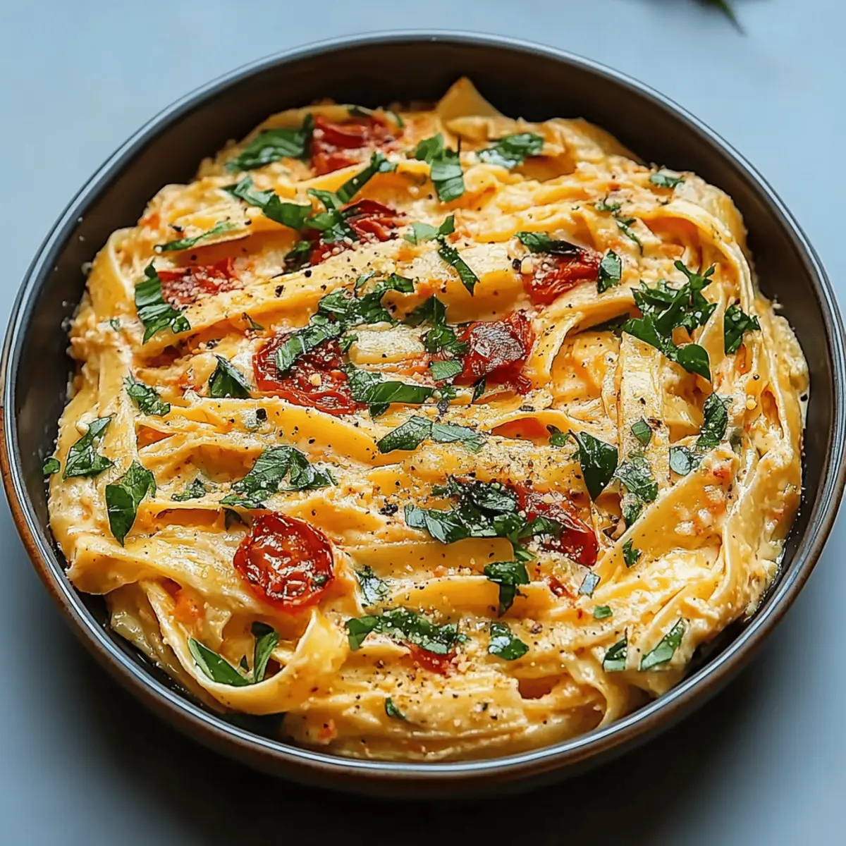 Creamy Sun-Dried Tomato Vegan Pasta