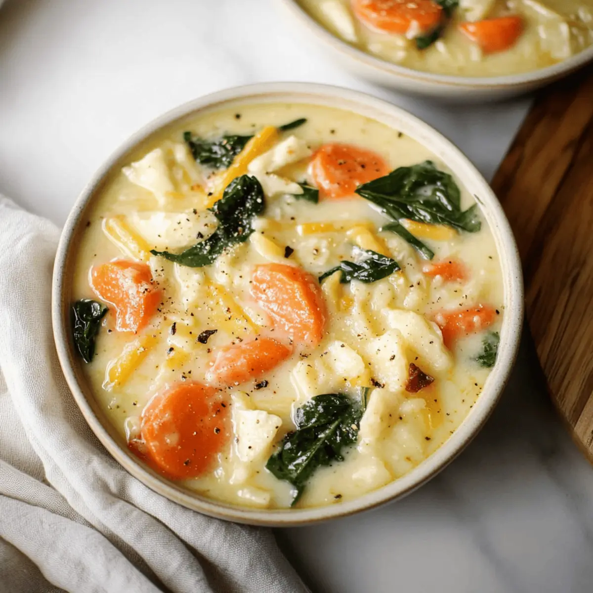 Creamy Turkey Orzo Soup