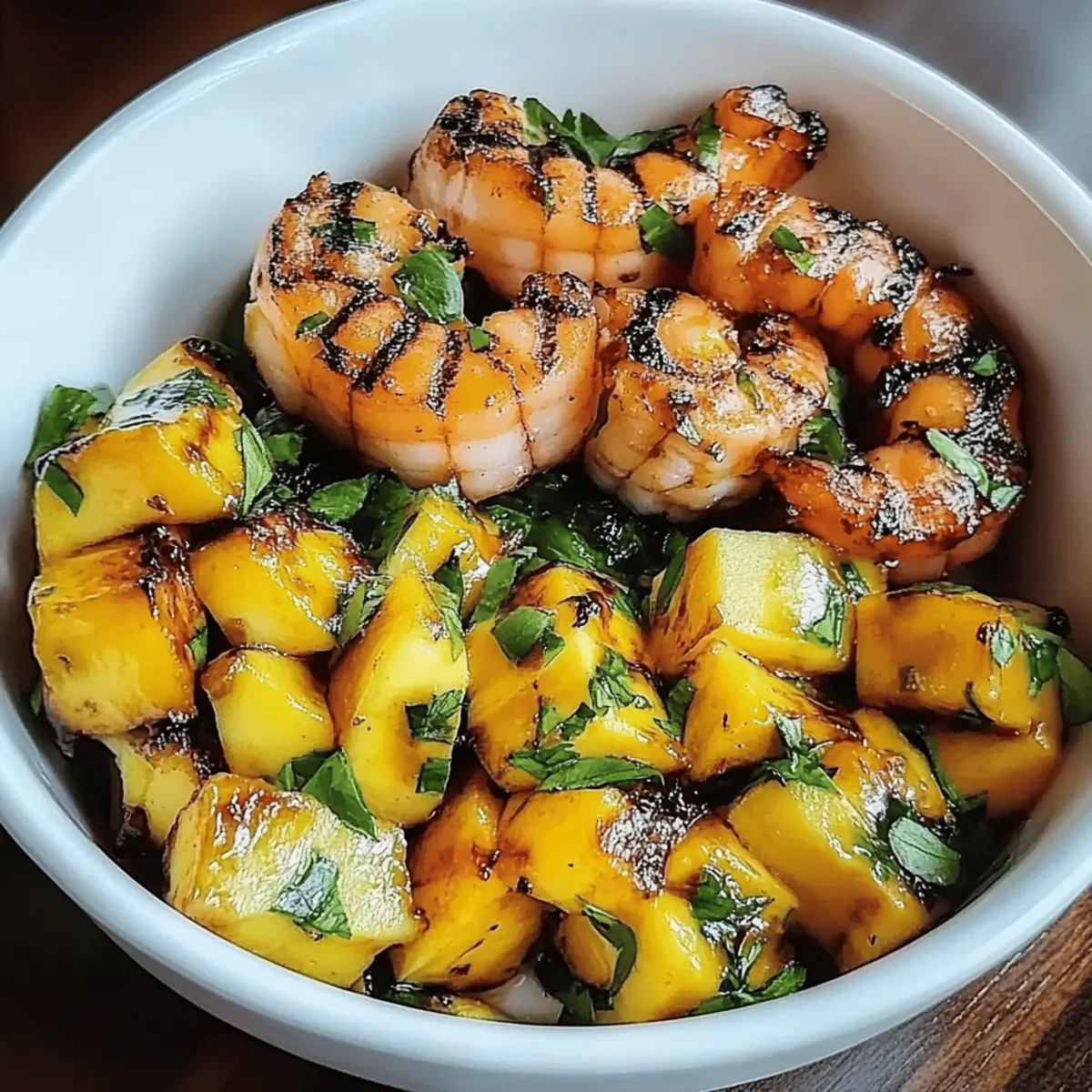 Shrimp Avocado Mango Bowls