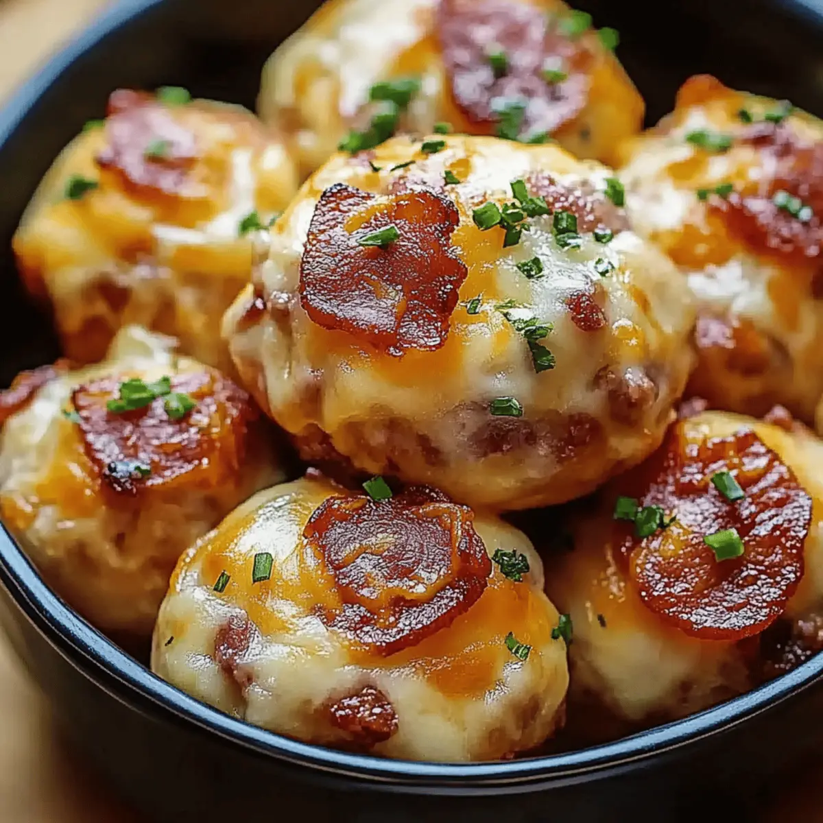 Beef Bacon & Cheddar Cheese Muffins