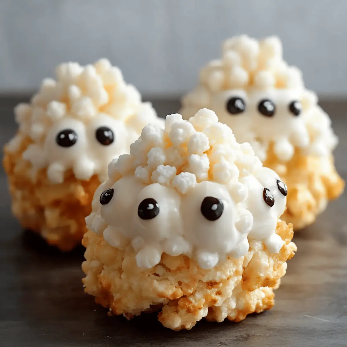 Ghost Popcorn Balls