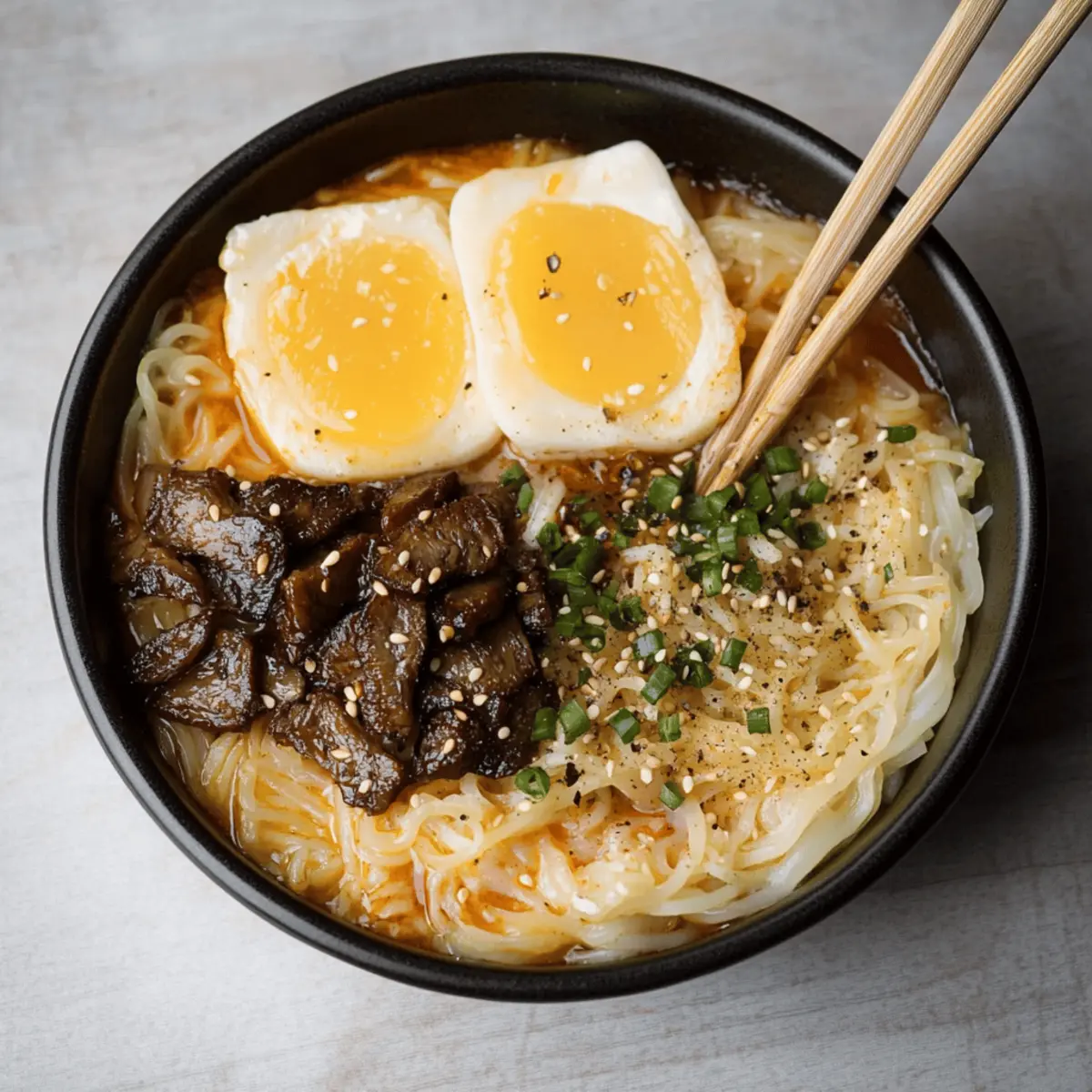 Creamy Vegetarian Peanut Miso Ramen