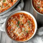 Beef Cabbage Barley Soup