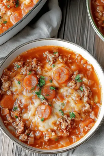 Beef Cabbage Barley Soup