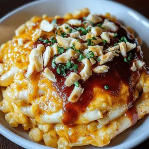 BBQ Chicken Mac and Cheese