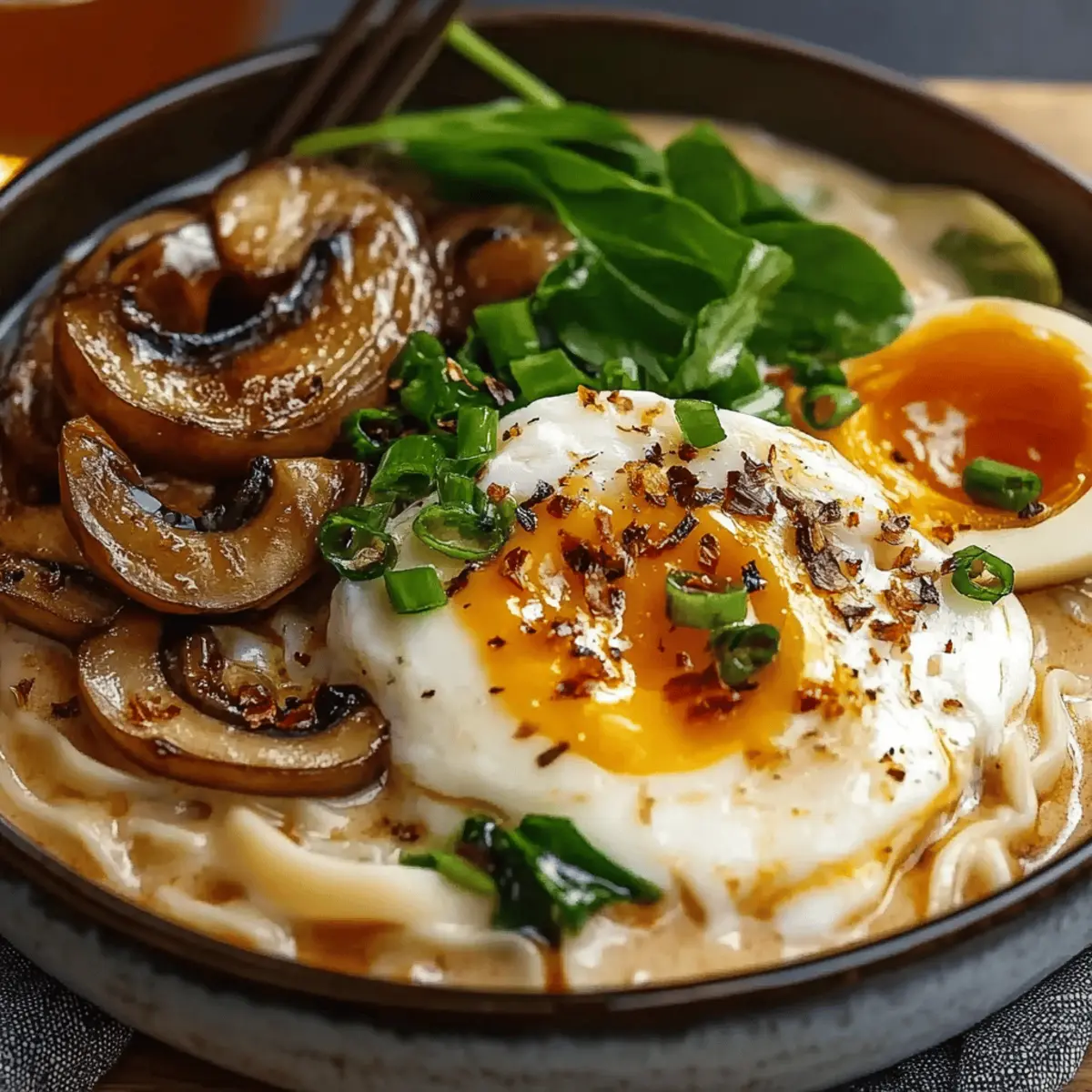 Creamy Miso Udon Soup