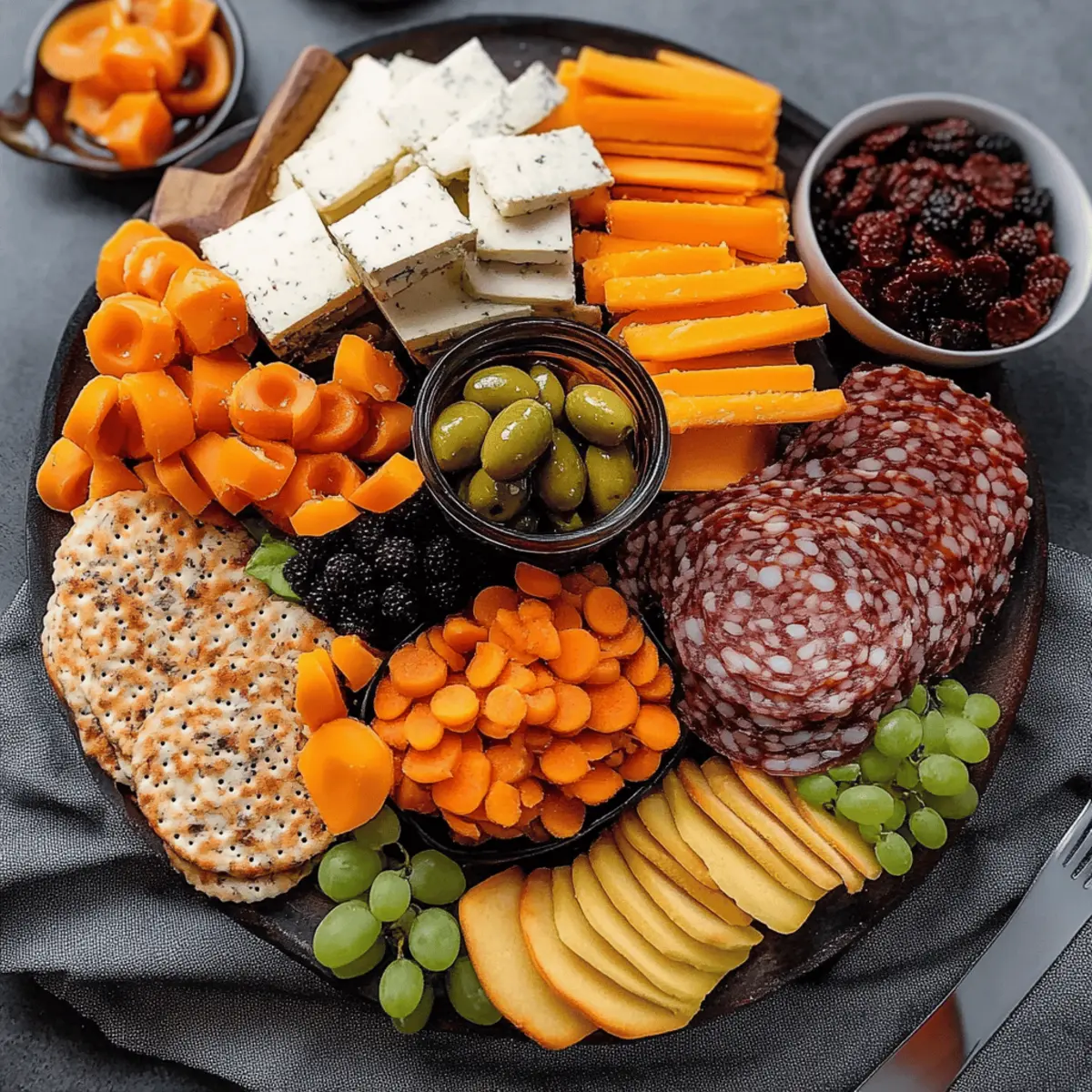 Halloween Cheese Board