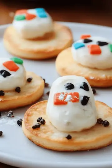 Melted Snowman Cookies