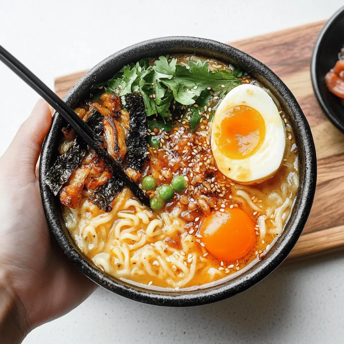 Healthy Miso Ramen with Chicken