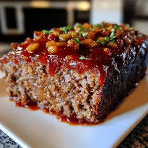 Vintage Meatloaf with Sweet & Spicy Glaze