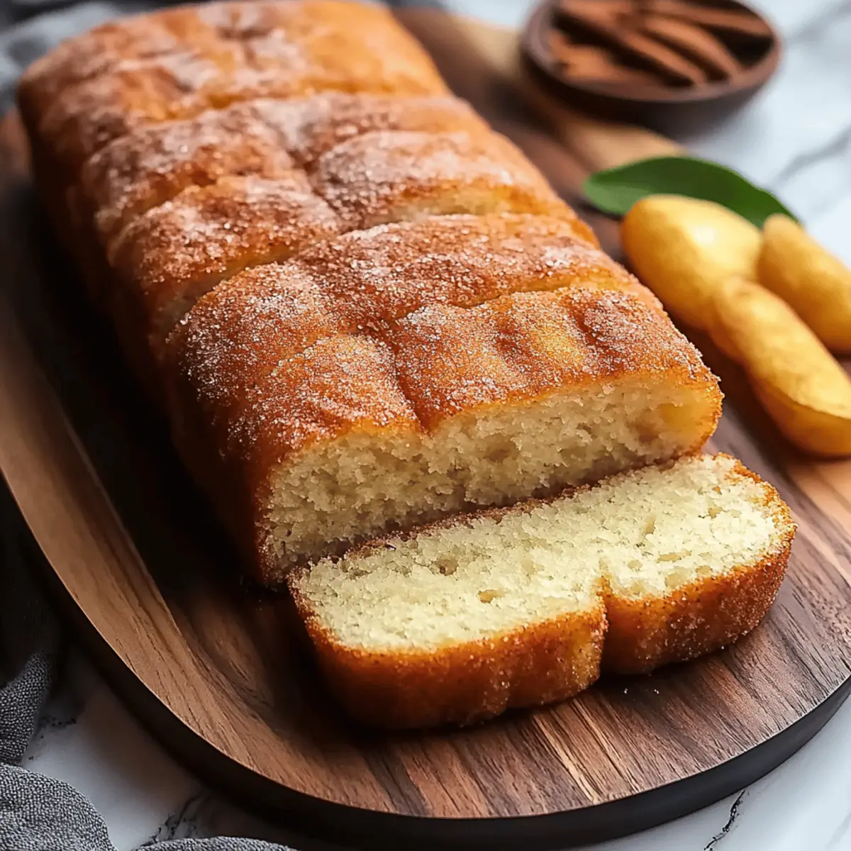 Cinnamon Sugar Donut Bread