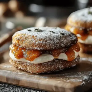 Apple Cider Whoopie Pie Cookies with Caramel