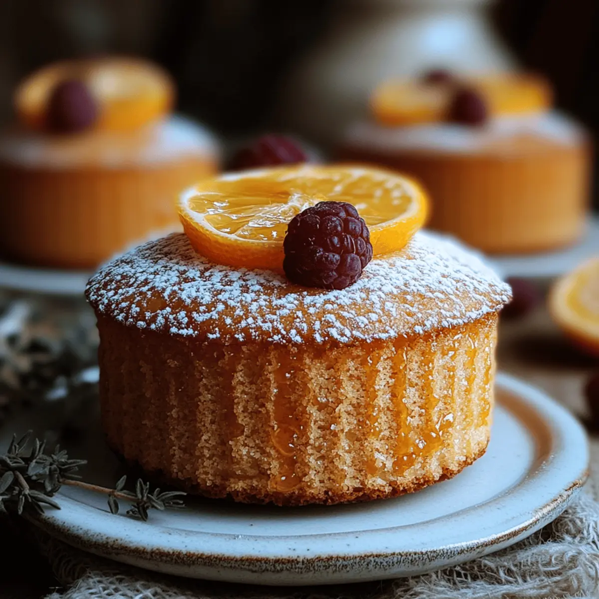 Orange Ginger Honey Cake
