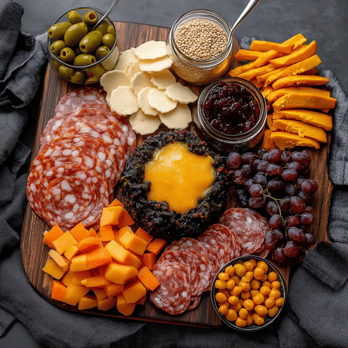Halloween Cheese Board