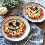 Halloween Mini Pizzas
