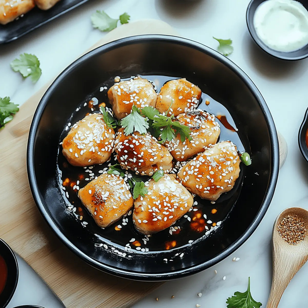 Crispy Chinese Honey Garlic Chicken