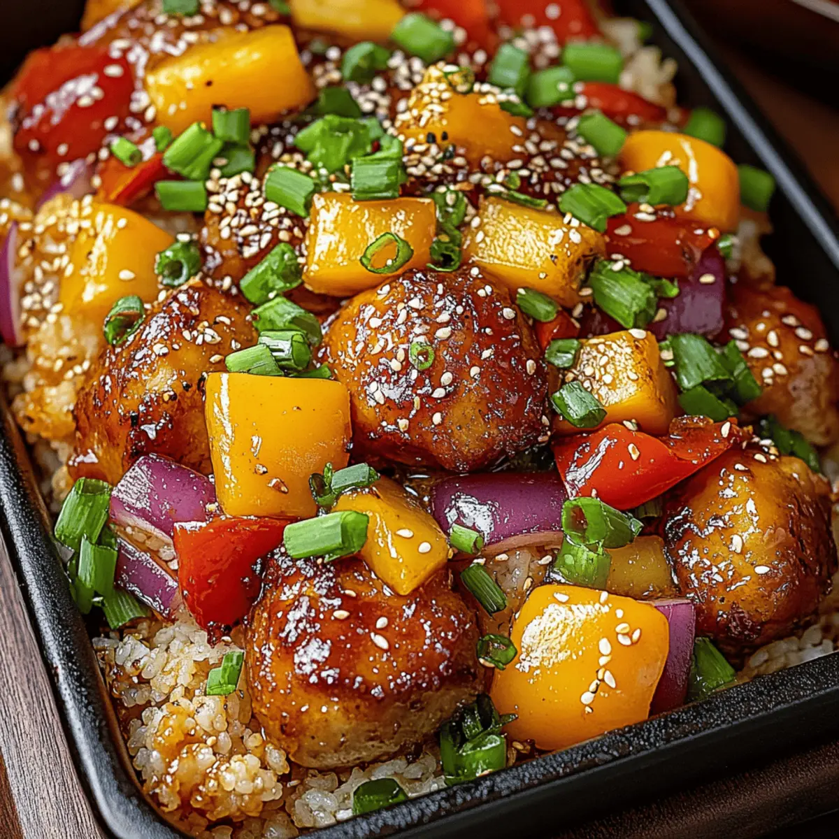 Sheet Pan Teriyaki Chicken and Pineapple