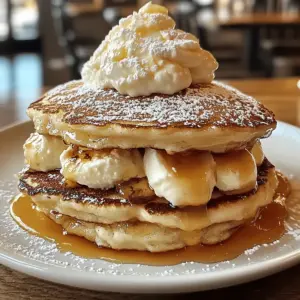 Sweet Coconut Cream Pancakes