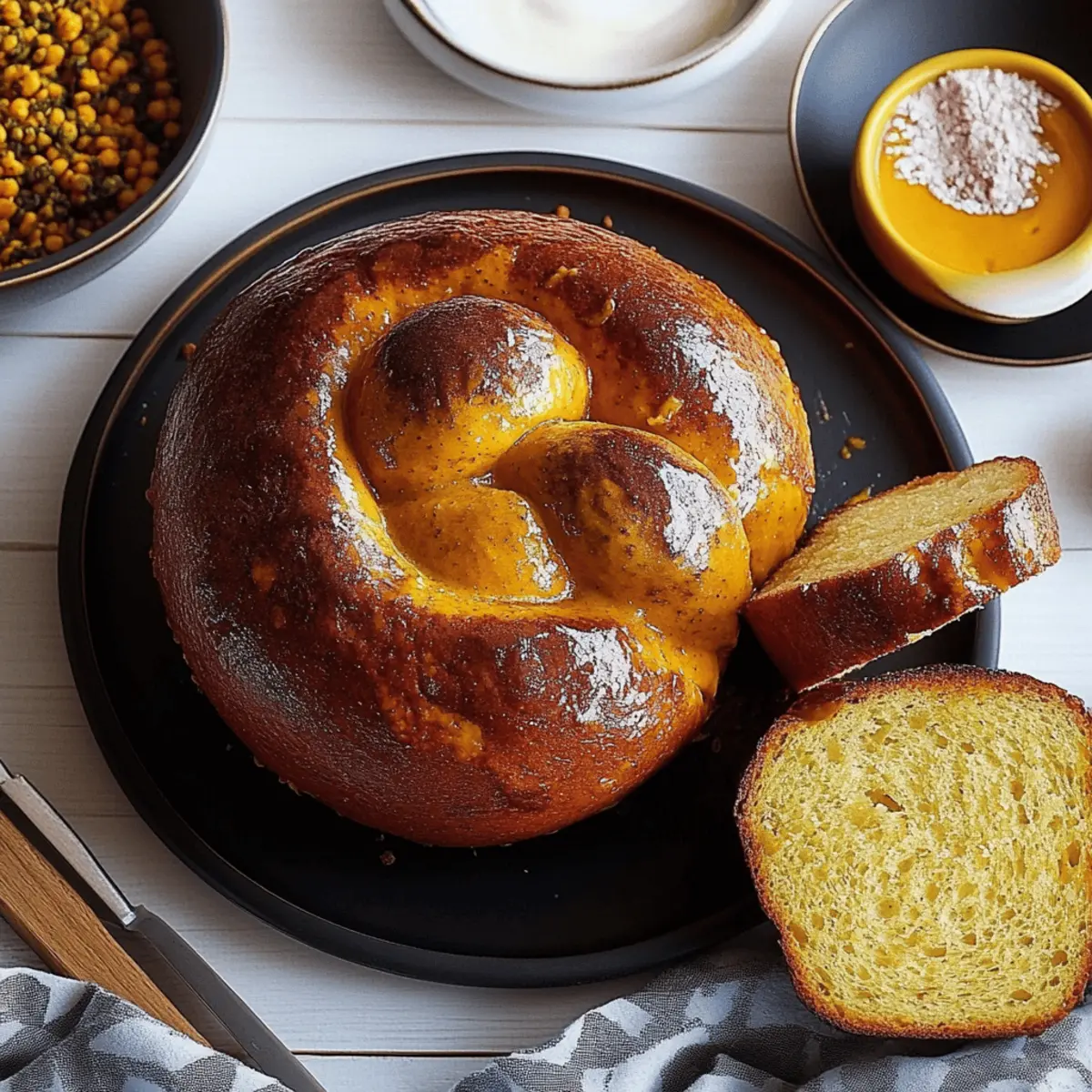 Pumpkin Challah