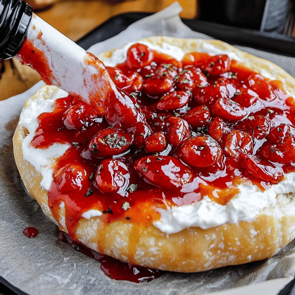 Halloween Bloody Baked Brie
