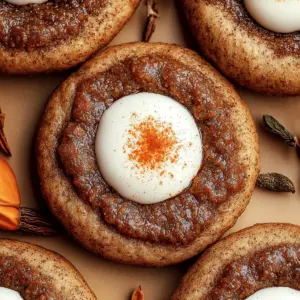 Pumpkin Cheesecake Cookies
