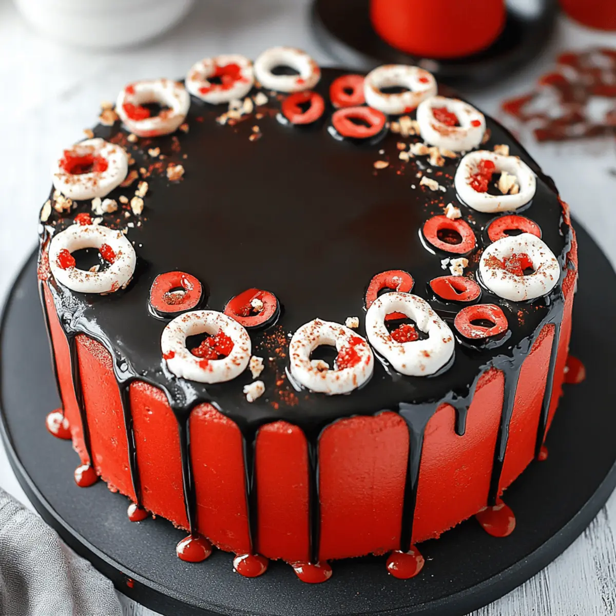 Spooky Halloween Marble Cake