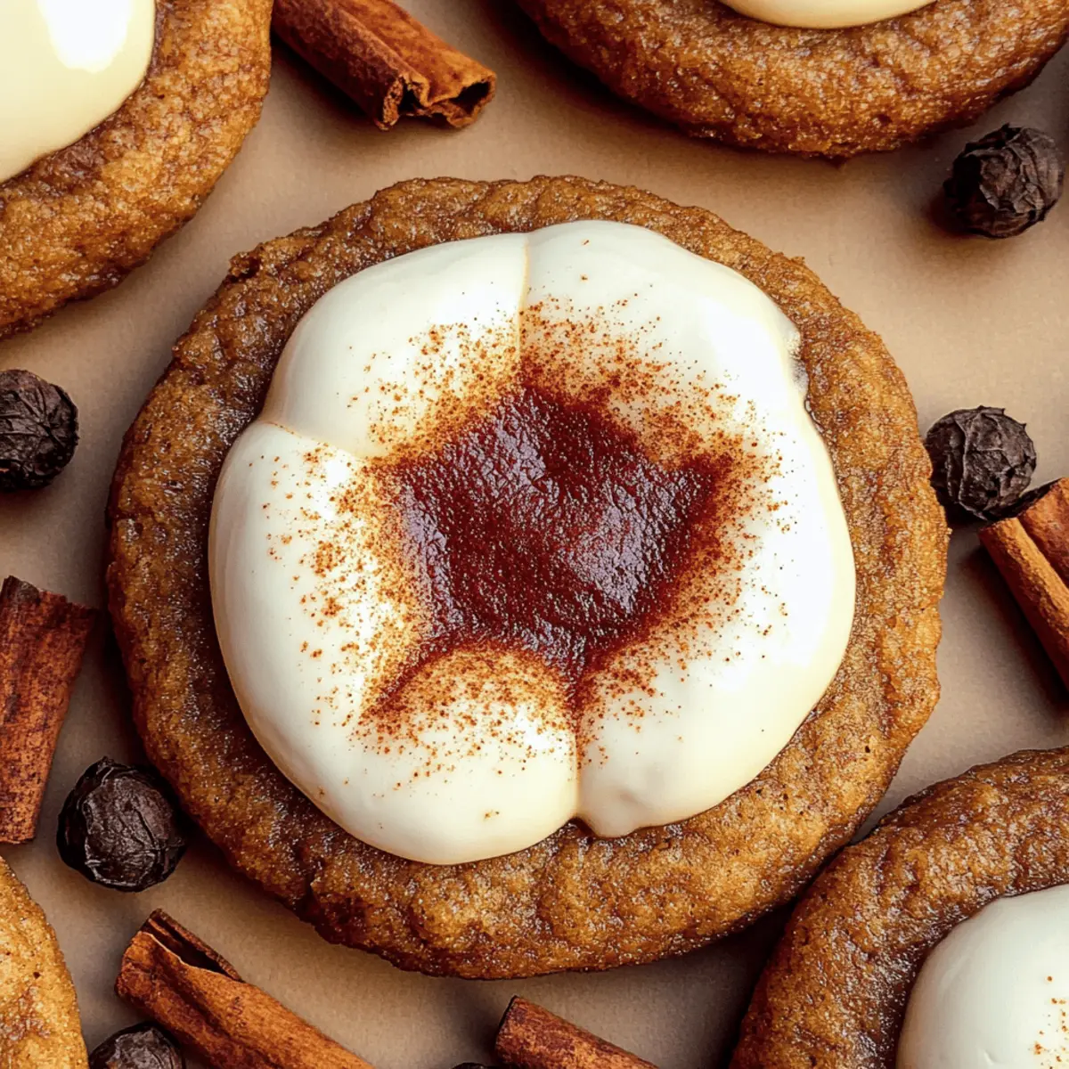 Pumpkin Cheesecake Cookies