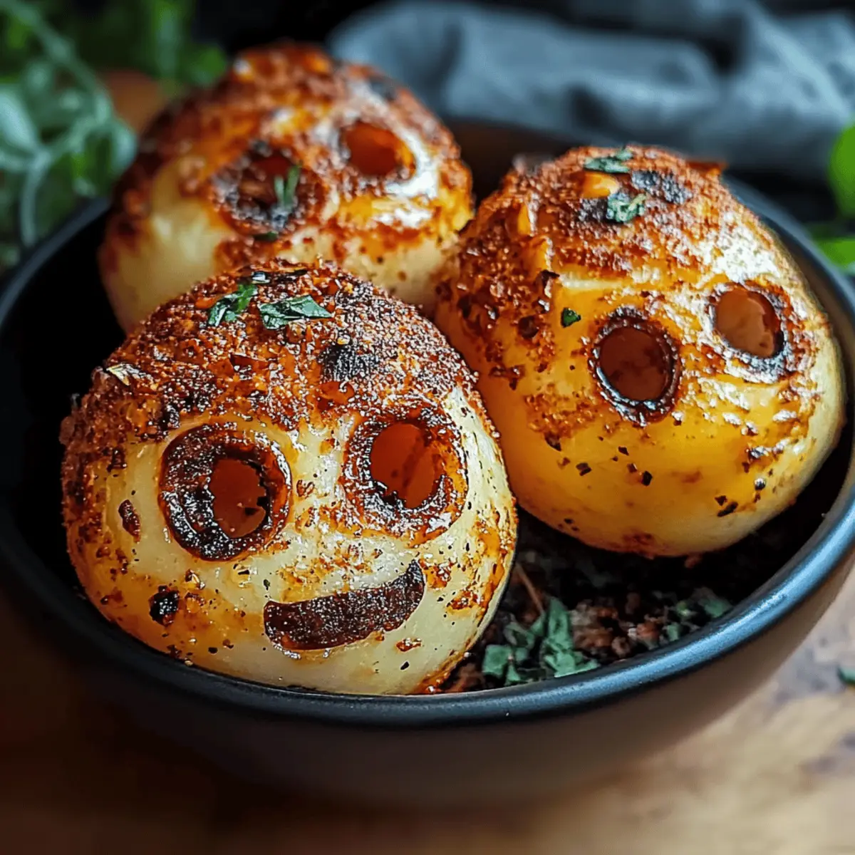 Spooky Skull Potatoes