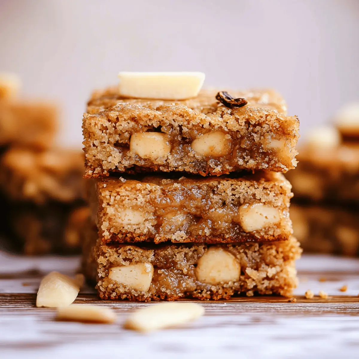 Apple Cinnamon Blondies