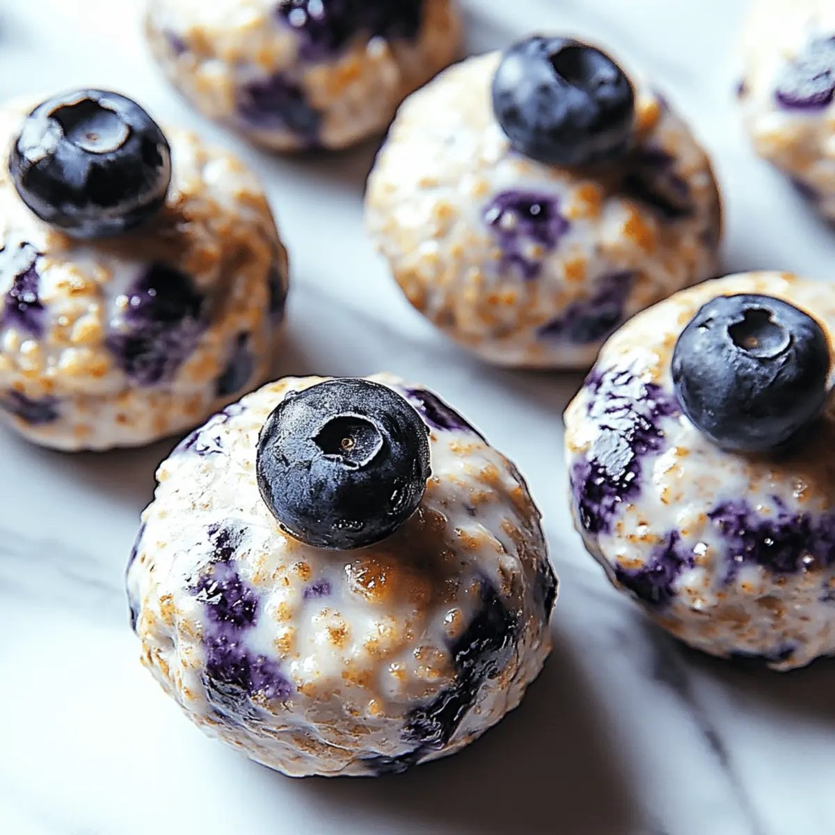 Blueberry Cheesecake Protein Bites