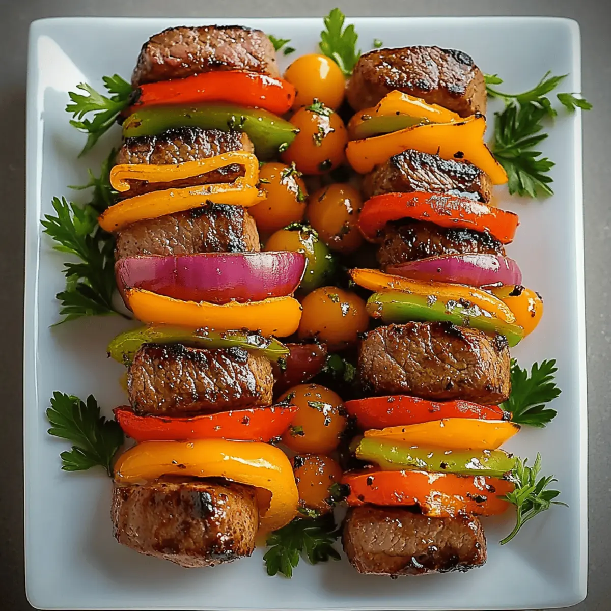 Fajita Steak Kabobs