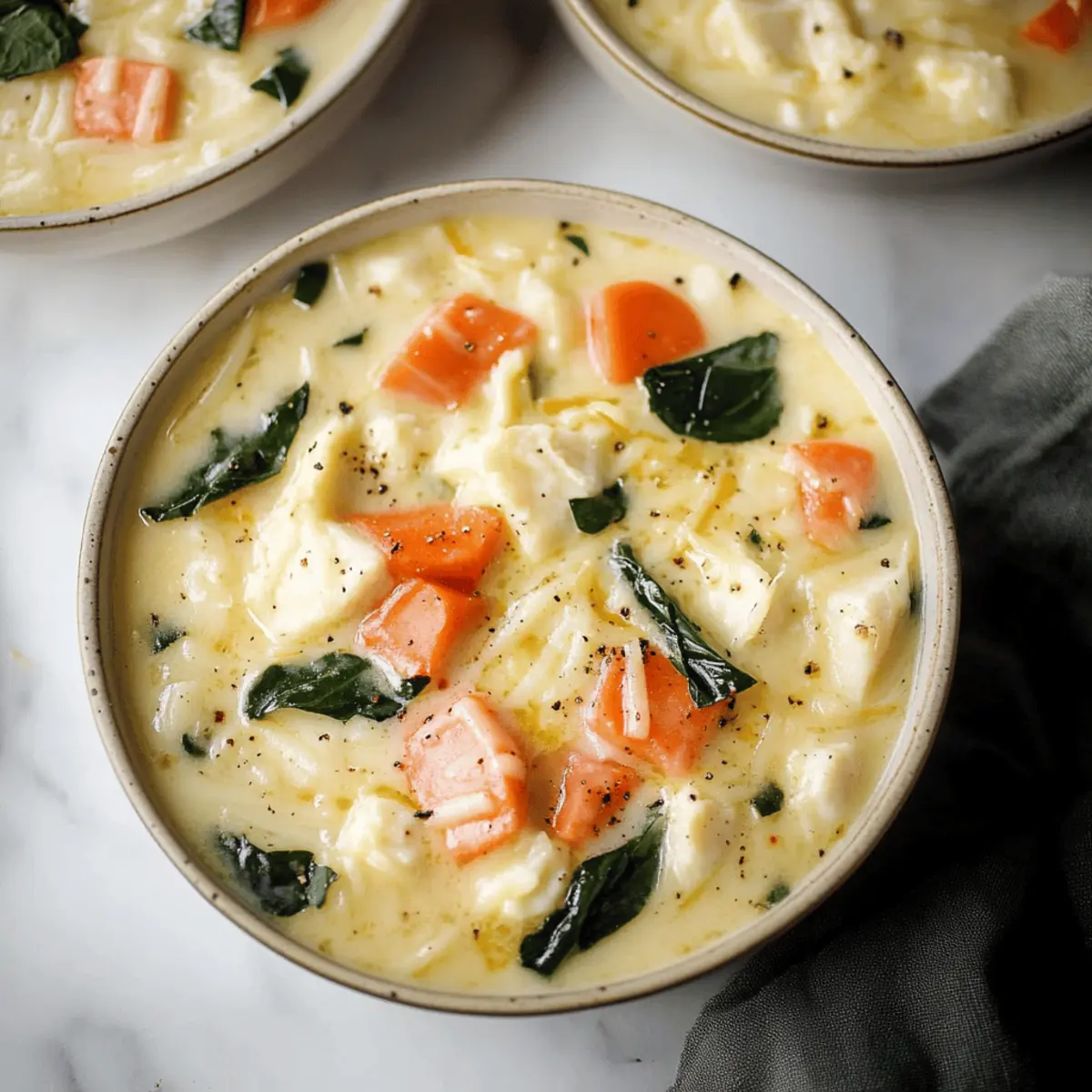 Creamy Turkey Orzo Soup