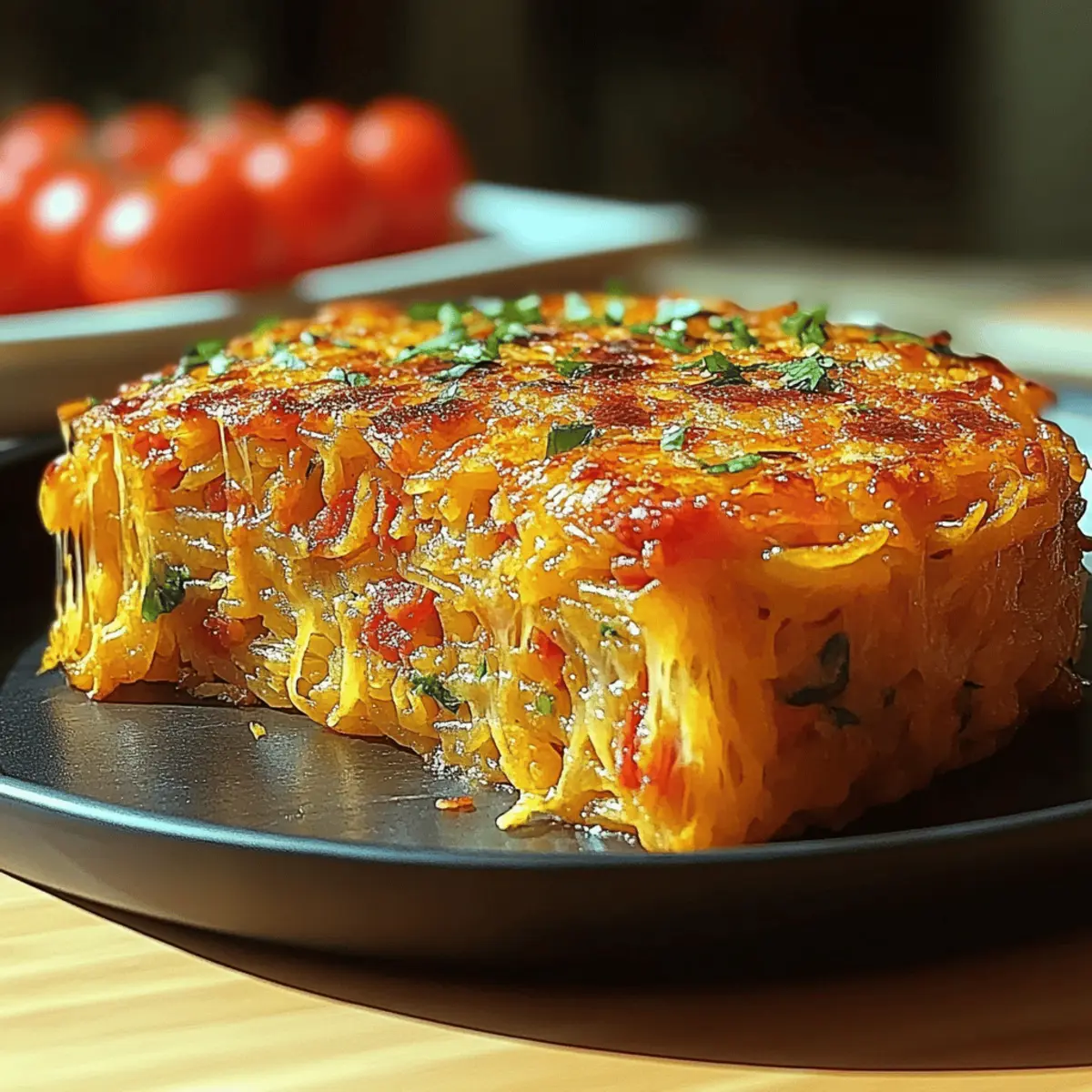 Breakfast Veggie Crinkle Cake