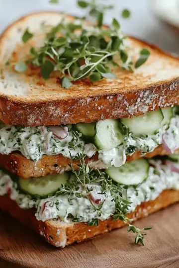Cucumber Salad Sandwiches