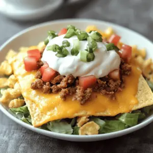 Slow Cooker Smothered Fritos Taco Bowls