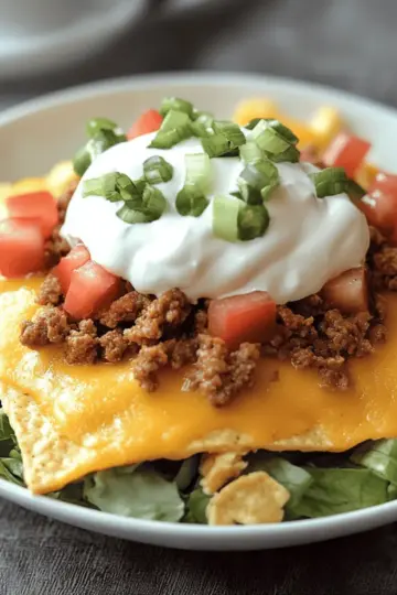 Slow Cooker Smothered Fritos Taco Bowls